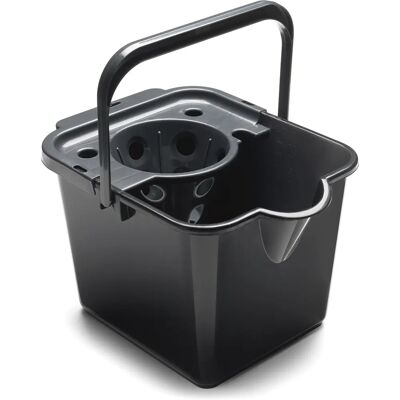 Addis Black Mop Bucket & Wringer - Mop Pail & Wringer - 514063 Addis Black Mop Bucket & Wringer - Mop Pail & Wringer - 514063