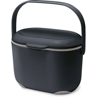 Addis 2.5 Litre Kitchen Compost Caddy - Black & Grey Addis 2.5 Litre Kitchen Compost Caddy - Black & Grey