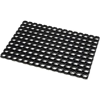 Tapis de porte nid d’abeille Addis - Tapis robuste - Noir - Publicité Tapis de porte nid d’abeille Addis - Tapis robuste - Noir - Publicité