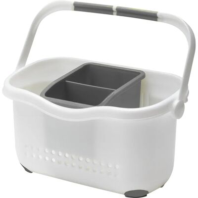 Addis Premium Diskmedelskorg - Vit/Grå - 12x24x20.5 cm - Diskmedelskorg Addis Premium Diskmedelskorg - Vit/Grå - 12x24x20.5 cm - Diskmedelskorg