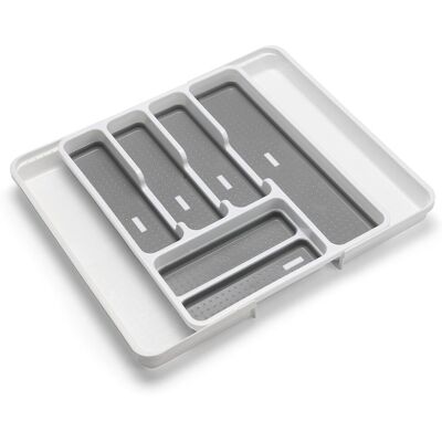 Addis Uitbreidbare Ladenorganizer - Wit / Grijs Addis Uitbreidbare Ladenorganizer - Wit / Grijs