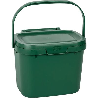 Addis Donkergroene Keukenafvalbak - Compostbakje Addis Donkergroene Keukenafvalbak - Compostbakje