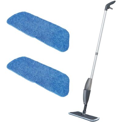 ADDIS - Essentials Microfibre Spray Flat Mop - Grey - Mop ADDIS - Essentials Microfibre Spray Flat Mop - Grey - Mop