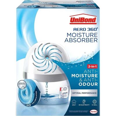 Absorbeur d'humidité UniBond AERO 360° - Déshumidificateur - Publicité Absorbeur d'humidité UniBond AERO 360° - Déshumidificateur - Publicité