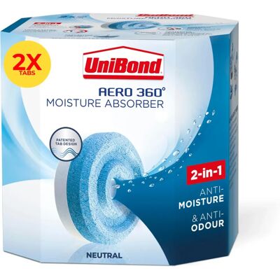 UniBond AERO 360° Moisture Absorber Neutral Refill Tab UniBond AERO 360° Moisture Absorber Neutral Refill Tab