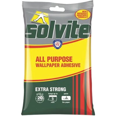 Solvite All Purpose Wallpaper Adhesive - 5 Rolls Solvite All Purpose Wallpaper Adhesive - 5 Rolls