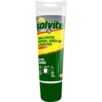 Solvite Clear Vinyl Overlap Border Glue - Wallpaper Adhesive Solvite Clear Vinyl Overlap Border Glue - Wallpaper Adhesive