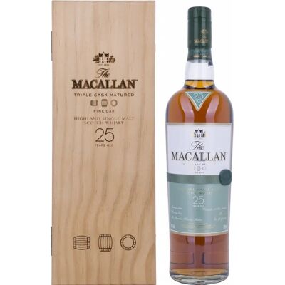 The Macallan 25 Años Sherry Oak 0,7l 43% The Macallan 25 Años Sherry Oak 0,7l 43%
