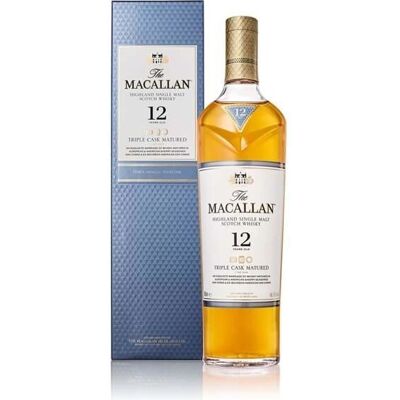 The Macallan 12 Ans Triple Cask Single Malt Scotch 0,7l 43% - Publicité The Macallan 12 Ans Triple Cask Single Malt Scotch 0,7l 43% - Publicité