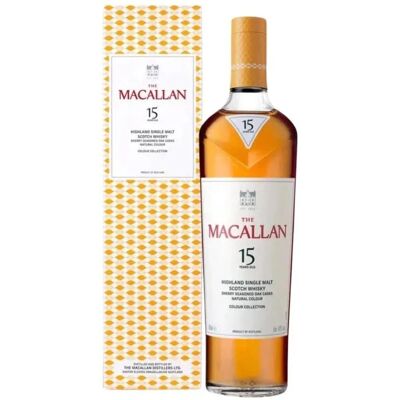 Whisky Macallan 15 Ans Collection Couleur Highland Single Malt - Publicité Whisky Macallan 15 Ans Collection Couleur Highland Single Malt - Publicité
