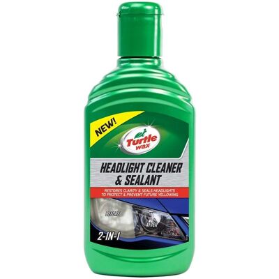 Turtle Wax Headlight Cleaner & Sealant - Headlight Restorer Liquid Turtle Wax Headlight Cleaner & Sealant - Headlight Restorer Liquid