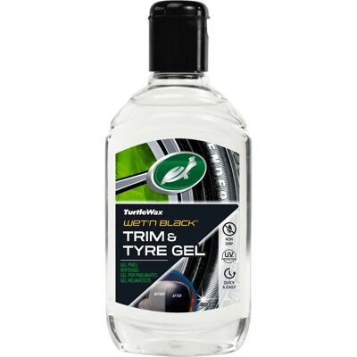 Gel pour pneus Turtle Wax & Rénovateur de plastique - Noir profond, UV, Brillance Gel pour pneus Turtle Wax & Rénovateur de plastique - Noir profond, UV, Brillance