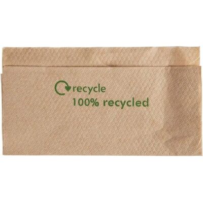 Tovaglioli ecologici di carta riciclata - Confezione da 6000 Tovaglioli ecologici di carta riciclata - Confezione da 6000