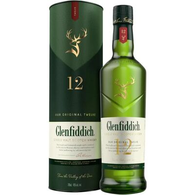 Glenfiddich 12 Jahre Alter Whisky - Single Malt Scotch Speyside Glenfiddich 12 Jahre Alter Whisky - Single Malt Scotch Speyside