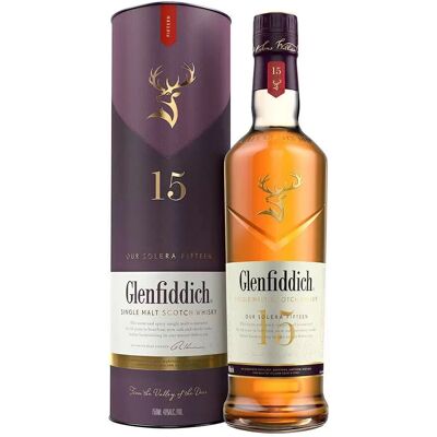 Glenfiddich 15 Anni 40% - Il Nostro Solera Fifteen 0,7l 40% (Nuovo Design) Glenfiddich 15 Anni 40% - Il Nostro Solera Fifteen 0,7l 40% (Nuovo Design)