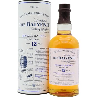 Balvenie 12 Ans en Fût Unique First Fill - Whisky - Publicité Balvenie 12 Ans en Fût Unique First Fill - Whisky - Publicité