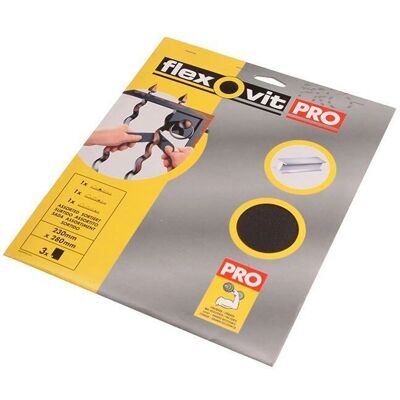 Flexovit Emery Cloth Sanding Sheets - 230 x 280mm Fine 100G - Sanding Sheets Flexovit Emery Cloth Sanding Sheets - 230 x 280mm Fine 100G - Sanding Sheets
