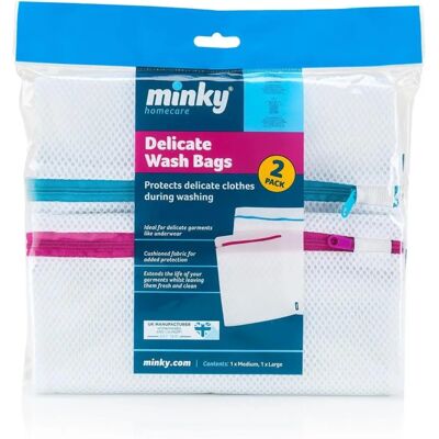 Minky Delicates Wash Bag 2 Pack - Laundry Bags Minky Delicates Wash Bag 2 Pack - Laundry Bags