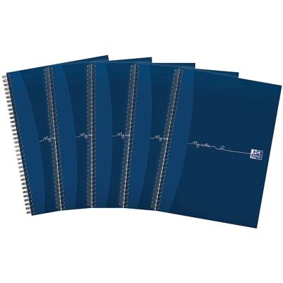 Oxford My Notes Blue Wirebound Notebook - Notebook Oxford My Notes Blue Wirebound Notebook - Notebook