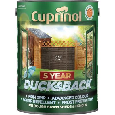 Cuprinol Forest Oak 5L Weatherproof Fence & Shed Paint Cuprinol Forest Oak 5L Weatherproof Fence & Shed Paint