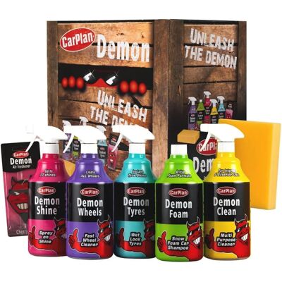 CarPlan Demon 7 Piece Car Care Gift Pack - Car Care Gift Pack CarPlan Demon 7 Piece Car Care Gift Pack - Car Care Gift Pack