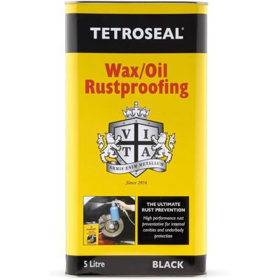 Tetroseal Wax Oil - Black - 5 Litre - Rust inhibitor Tetroseal Wax Oil - Black - 5 Litre - Rust inhibitor