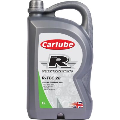 Carlube Tetrosyl Triple R R-Tec 28 5W-40 - Huile moteur - Publicité Carlube Tetrosyl Triple R R-Tec 28 5W-40 - Huile moteur - Publicité