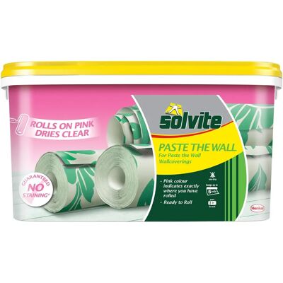 Solvite Pink Paste - Wall Wallpaper Paste - 5 Roll Bucket Solvite Pink Paste - Wall Wallpaper Paste - 5 Roll Bucket