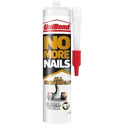 Colle transparente UniBond No More Nails - 2492492 - Publicité Colle transparente UniBond No More Nails - 2492492 - Publicité