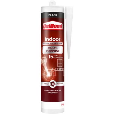 UniBond Black Indoor Multi-Purpose Sealant - 274g UniBond Black Indoor Multi-Purpose Sealant - 274g