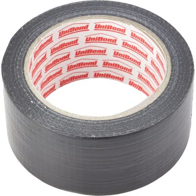Unibond 1517009 Black Duct Tape - Heavy-duty, Water-resistant - 50mm x 25m Unibond 1517009 Black Duct Tape - Heavy-duty, Water-resistant - 50mm x 25m