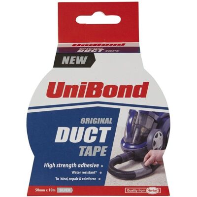 Unibond Unibondová lepicí páska stříbrná - Duct Tape - Heavy-duty fabric reinforced tape Unibond Unibondová lepicí páska stříbrná - Duct Tape - Heavy-duty fabric reinforced tape