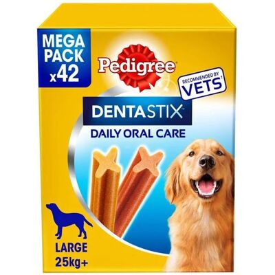 Pedigree Large Dog Dental Treats - Daily Oral Care - 42 Sticks Pedigree Large Dog Dental Treats - Daily Oral Care - 42 Sticks