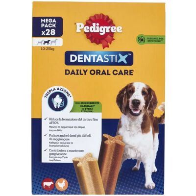 Pedigree Dentastix Μεσαίο - Σνακ για δόντια για σκύλους Pedigree Dentastix Μεσαίο - Σνακ για δόντια για σκύλους