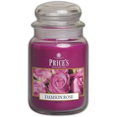 Price's Damson Rose Large Candle - Candle Price's Damson Rose Large Candle - Candle