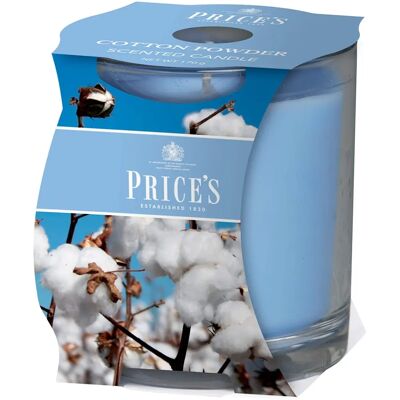 Price's Candles - Cotton Powder - Glass Jar - Candle Price's Candles - Cotton Powder - Glass Jar - Candle