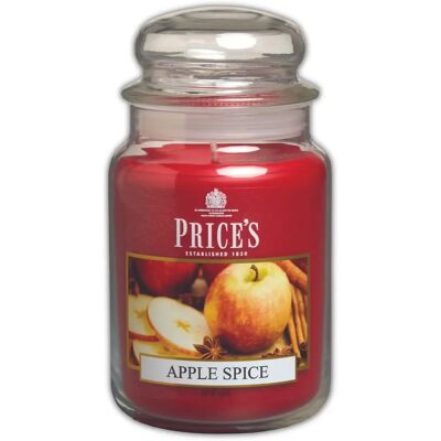 Price's Large Jar Apple Spice - Candles Price's Large Jar Apple Spice - Candles