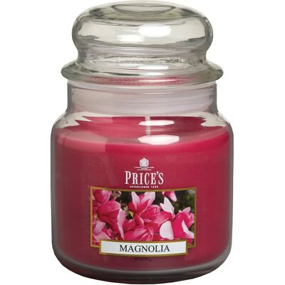 Price's Magnolia Scented Candle - Medium Glass Jar Price's Magnolia Scented Candle - Medium Glass Jar