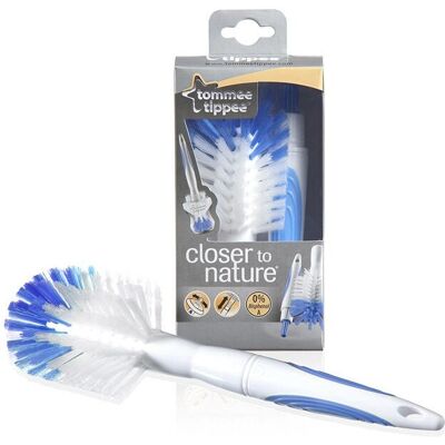 Tommee Tippee Näher an der Natur Flaschen- und Saugerbürste - Blau Tommee Tippee Näher an der Natur Flaschen- und Saugerbürste - Blau