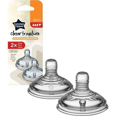 Rotho-Babydesign Closer to Nature Silicone Teats Rotho-Babydesign Closer to Nature Silicone Teats