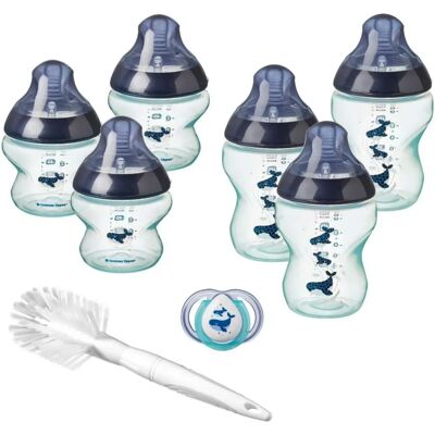 Tommee Tippee Closer to Nature Under the Sea Baby Bottle Starter Set - Whale/Blue Tommee Tippee Closer to Nature Under the Sea Baby Bottle Starter Set - Whale/Blue