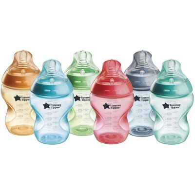 Tommee Tippee Natürliche Babyflaschen - 260ml, 6er Pack Tommee Tippee Natürliche Babyflaschen - 260ml, 6er Pack