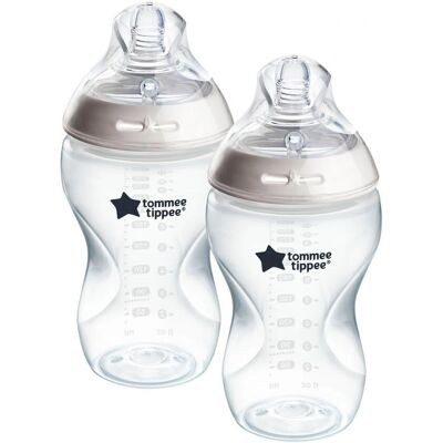 Tommee Tippee Closer To Nature Baby Bottle - 340ml Anti-Colic 2 Pack Tommee Tippee Closer To Nature Baby Bottle - 340ml Anti-Colic 2 Pack