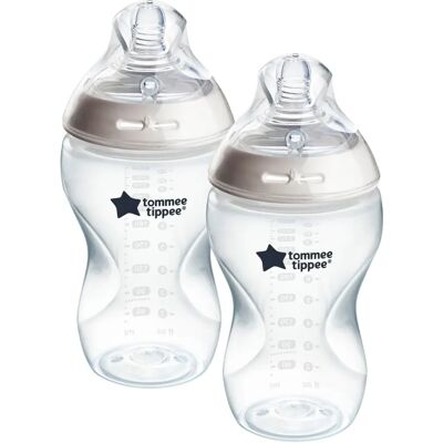 Biberón para bebé Tommee Tippee - 340ml - Transparente Biberón para bebé Tommee Tippee - 340ml - Transparente