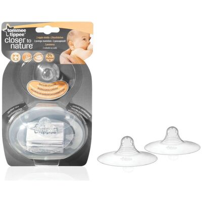 Tommee Tippee Made for Me Nipple Shields - Clear, 2 pcs Tommee Tippee Made for Me Nipple Shields - Clear, 2 pcs
