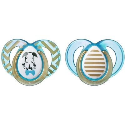 Tommee Tippee Boy X2 Orthodontic Pacifiers - Baby Product Tommee Tippee Boy X2 Orthodontic Pacifiers - Baby Product