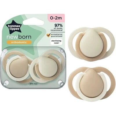 Tommee Tippee - Orthodontic Soothers - 0-2 months - Soother Tommee Tippee - Orthodontic Soothers - 0-2 months - Soother