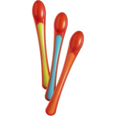 Tommee Tippee Pack de 3 Cuillères à Détection de Chaleur - Publicité Tommee Tippee Pack de 3 Cuillères à Détection de Chaleur - Publicité