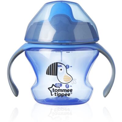 Tommee Tippee - Pierwszy Kubek Sippee - 150 ml, Niebieski, od 4 miesięcy Tommee Tippee - Pierwszy Kubek Sippee - 150 ml, Niebieski, od 4 miesięcy