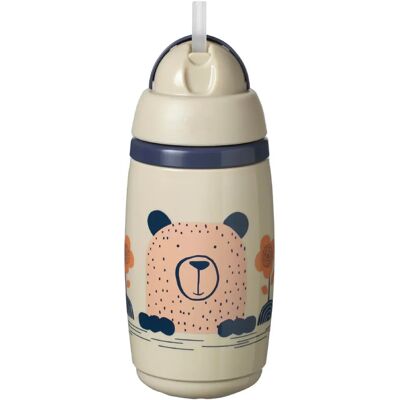 Tommee Tippee Superstar Izolowana Kubek z Rurką - Szary - Kubek dla Dziecka Tommee Tippee Superstar Izolowana Kubek z Rurką - Szary - Kubek dla Dziecka